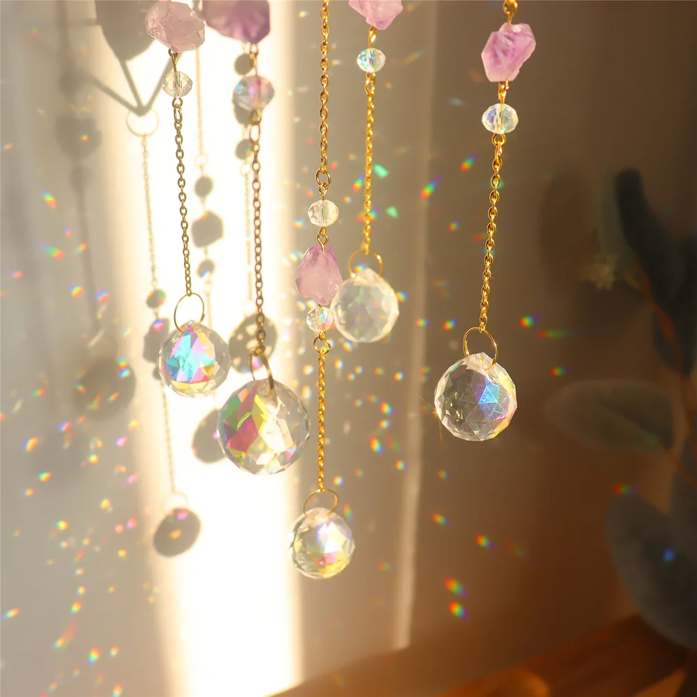 Modern Geometric Crystal Suncatcher