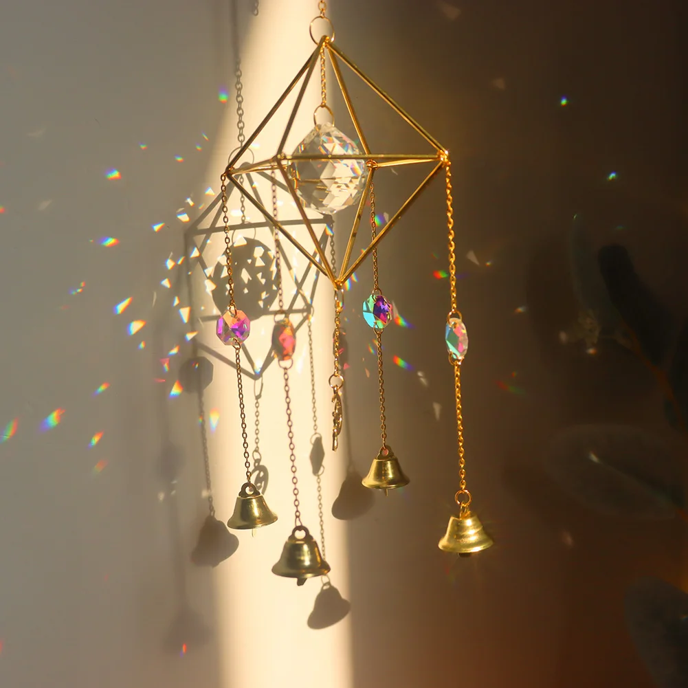 Modern Geometric Crystal Suncatcher