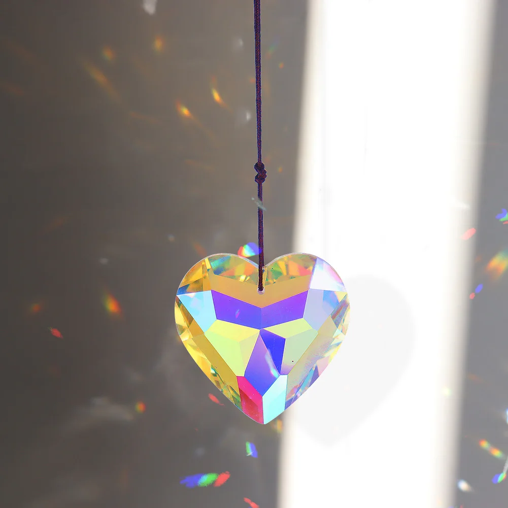 Heart Shape Crystal Sun Catcher