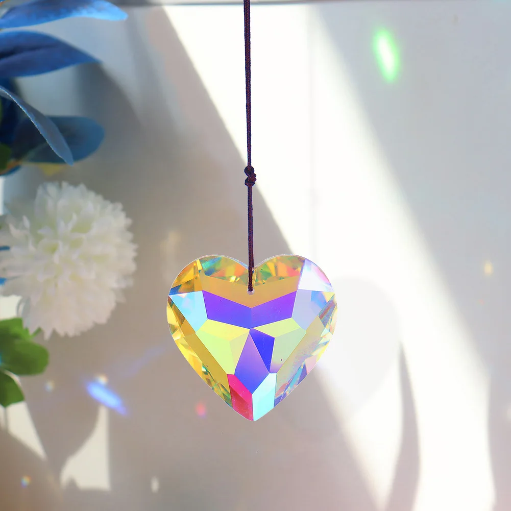 Heart Shape Crystal Sun Catcher