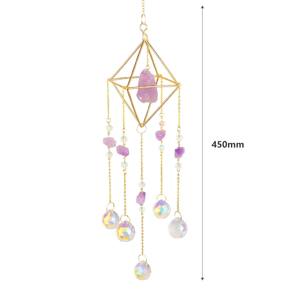 Modern Geometric Crystal Suncatcher