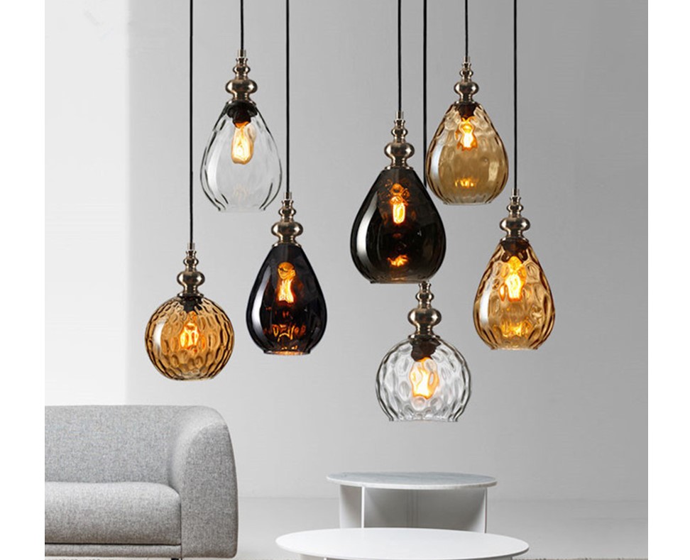 Water Drop Glass Pendant Lighting