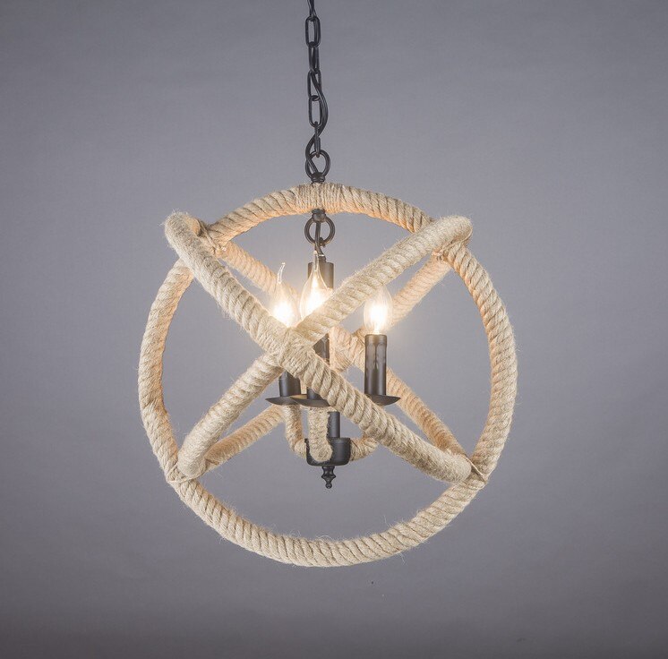 Hemp Molecule Pendant Light