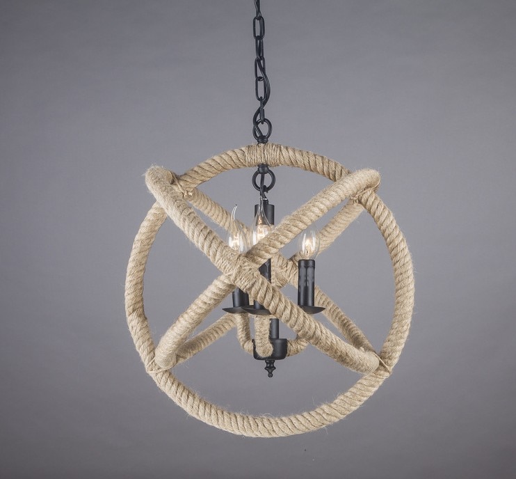 Hemp Molecule Pendant Light