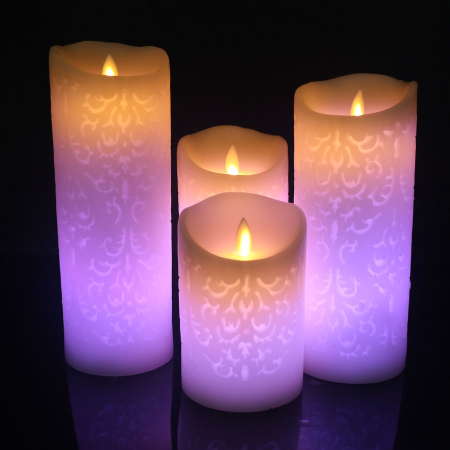 Colorful Gradient Flameless LED Candles