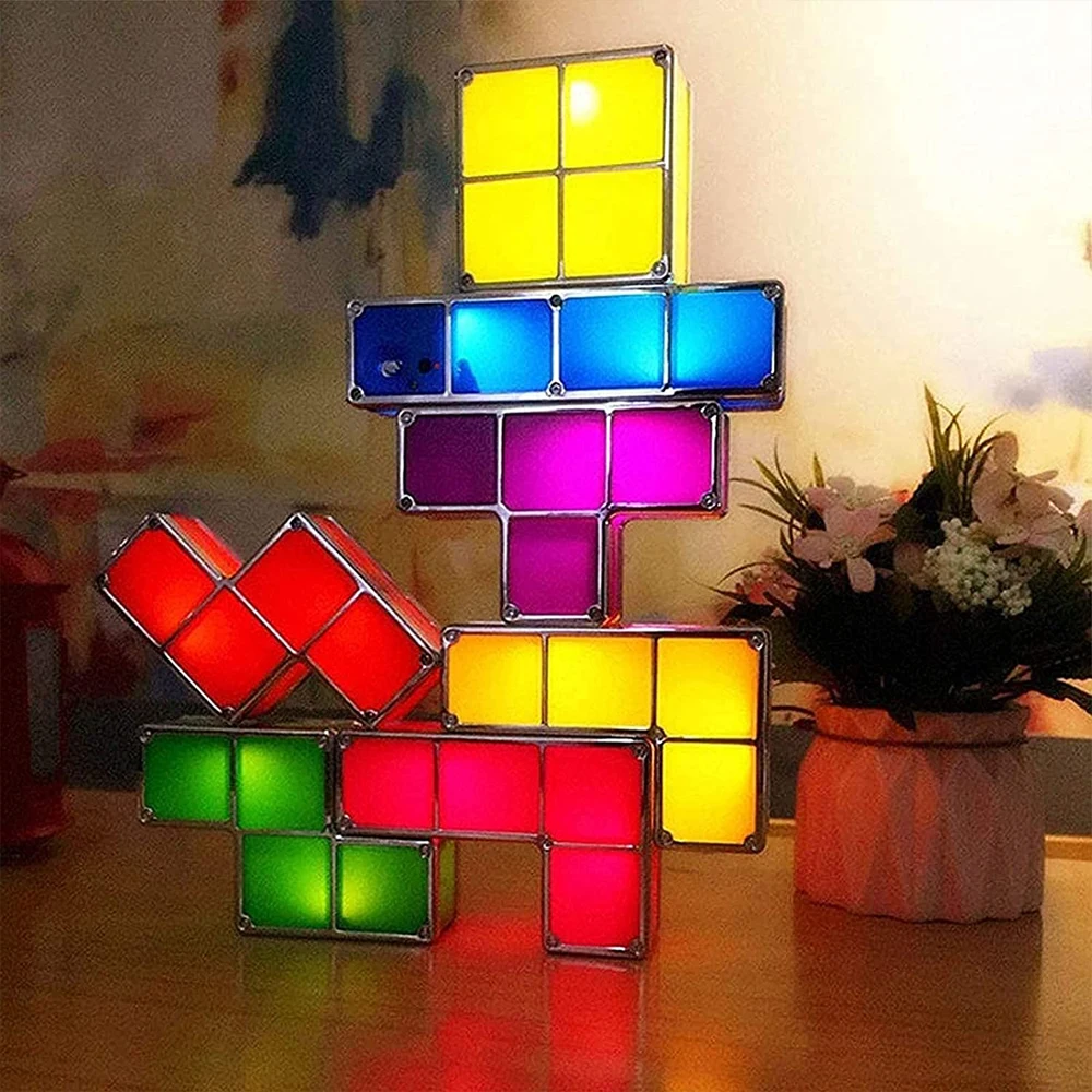 LED Tetris Toy Night Light