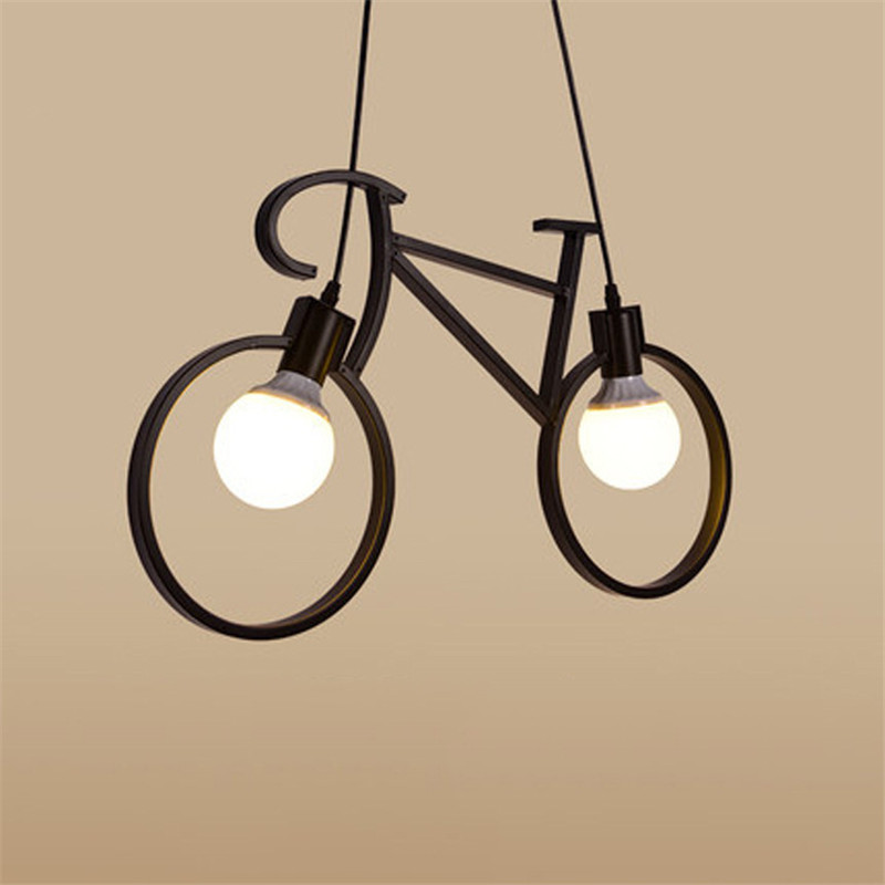 Retro Bicycle Shape Pendant Light