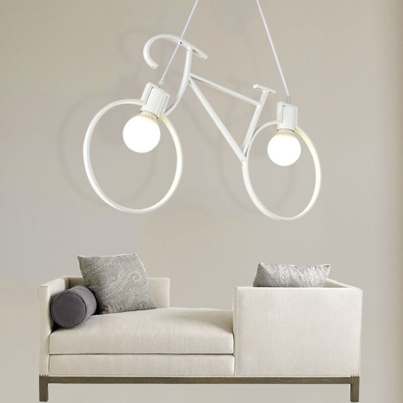 Retro Bicycle Shape Pendant Light