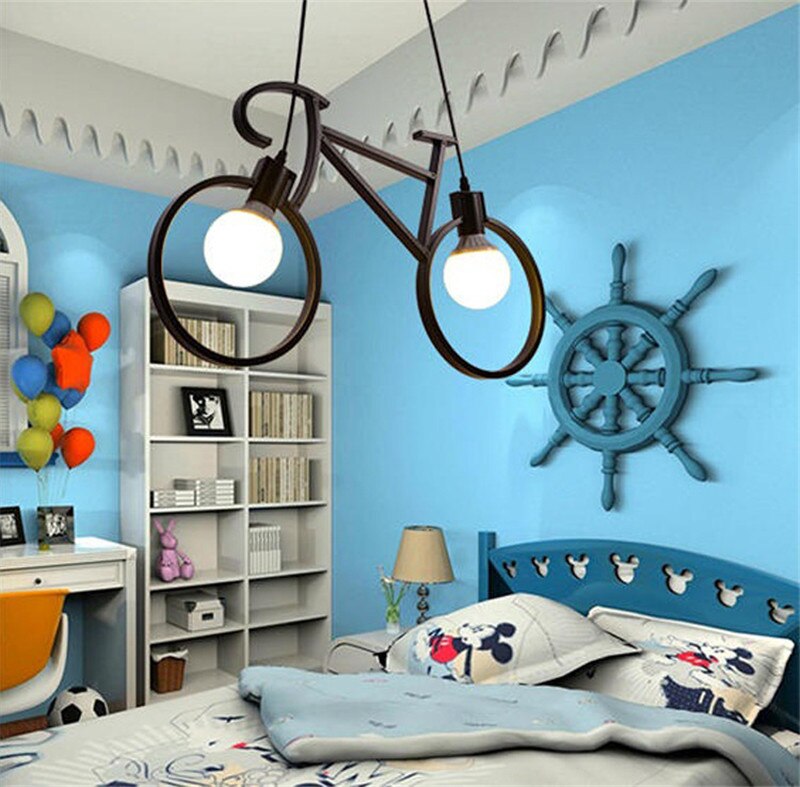 Retro Bicycle Shape Pendant Light