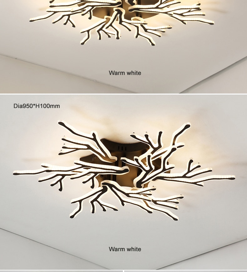 Creative Wedge Ceiling Light with Remote Control