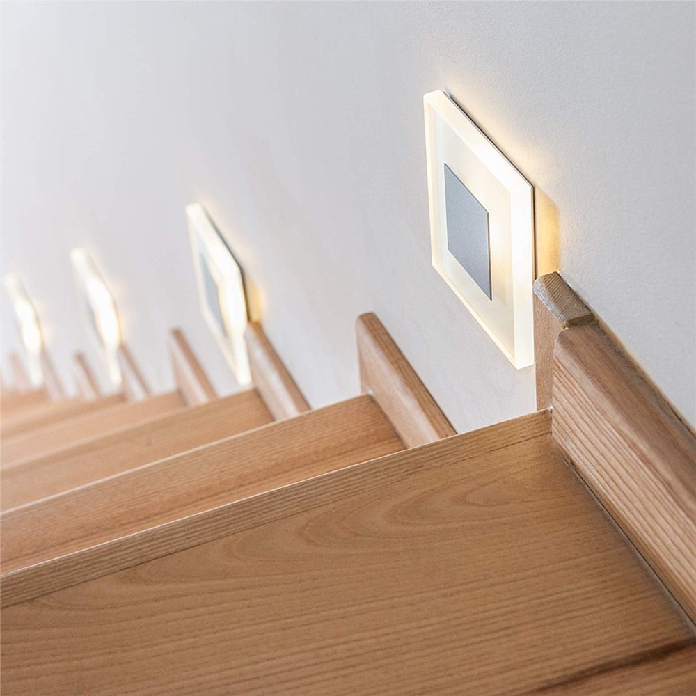 3W Square Acrylic LED Wall Light