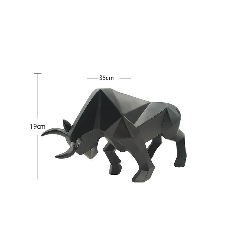 Nordic Abstract Geometric Bull