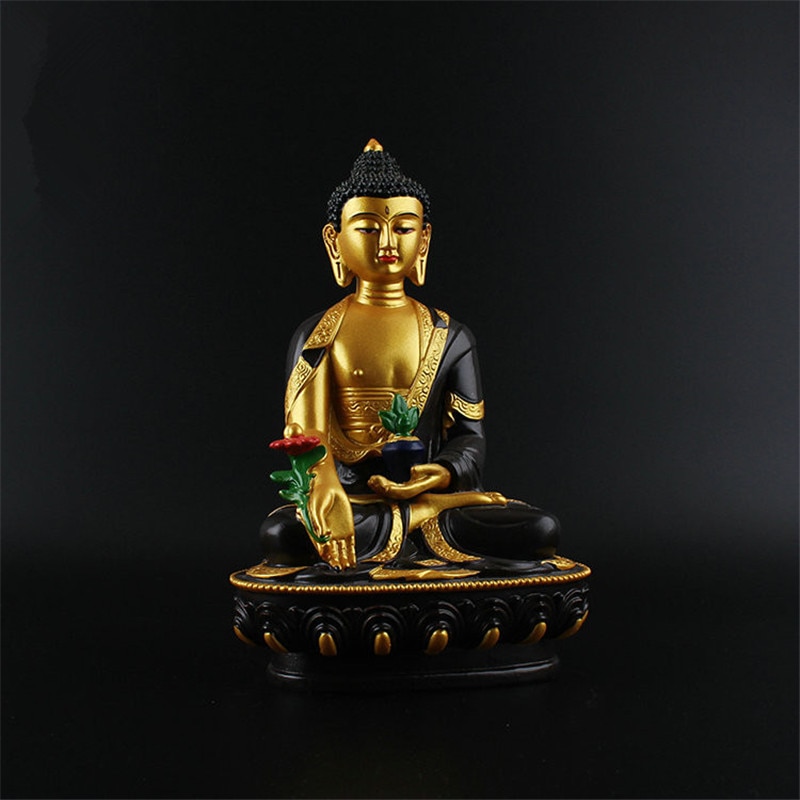 Solemn Temple Buddha Statue