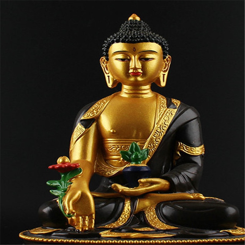 Solemn Temple Buddha Statue