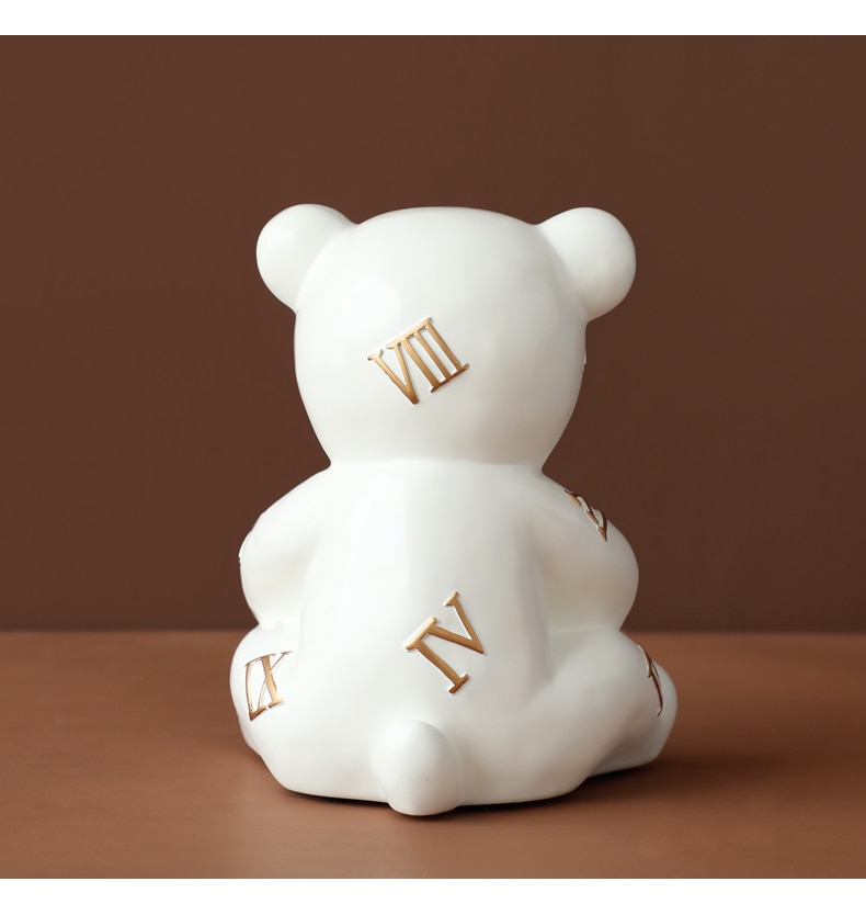 Modern Bear Figurine for Home Decor