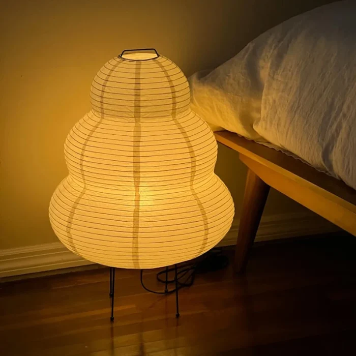 Japanese LED Rice Paper Desk Lamp