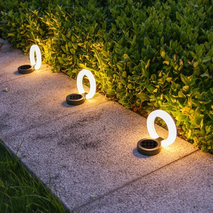 Solar-Powered LED Outdoor Lights (Warm White)