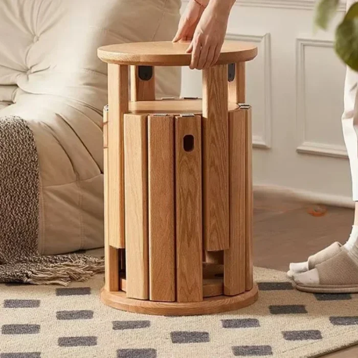 Solid Wood Stackable Dining Chair