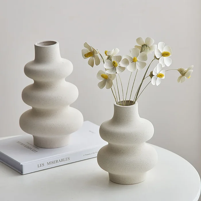 Nordic Ceramic Vase Modern Decor