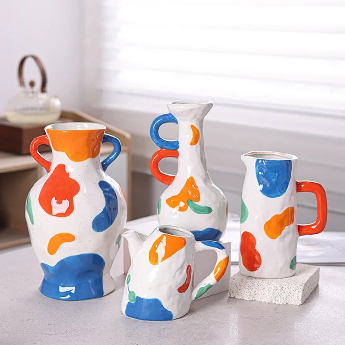 Colorful Ceramic Vases for Home Decor