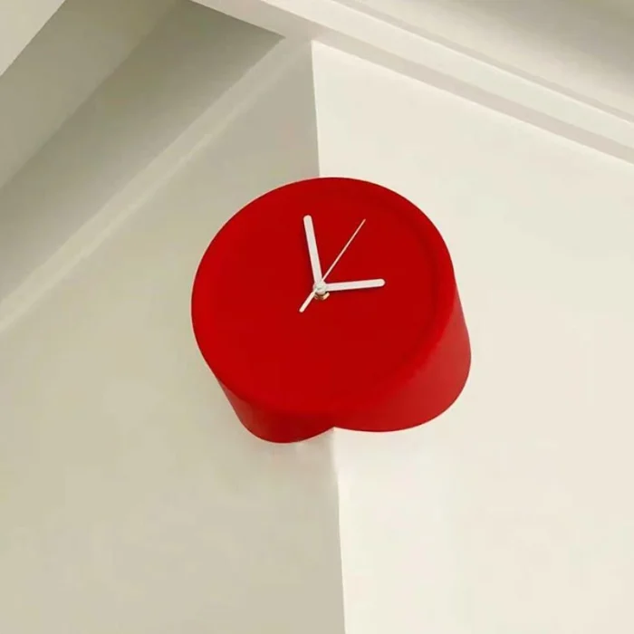 Modern Minimalist Corner Wall Clock