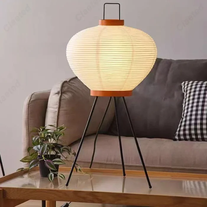 Retro LED Rice Paper Lamp