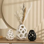 Hollow Out Ceramic Vase
