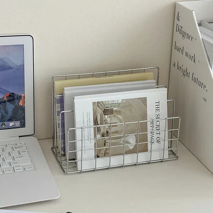 Minimalist Iron Desktop Storage Rack