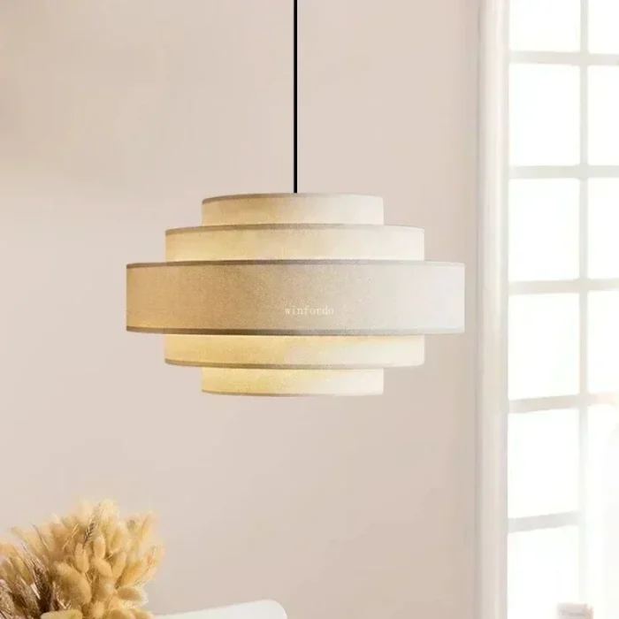 Nordic Fabric Pendant Lamp for Serenity