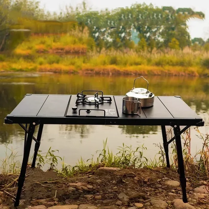 Adjustable Folding Camping Table Outdoor