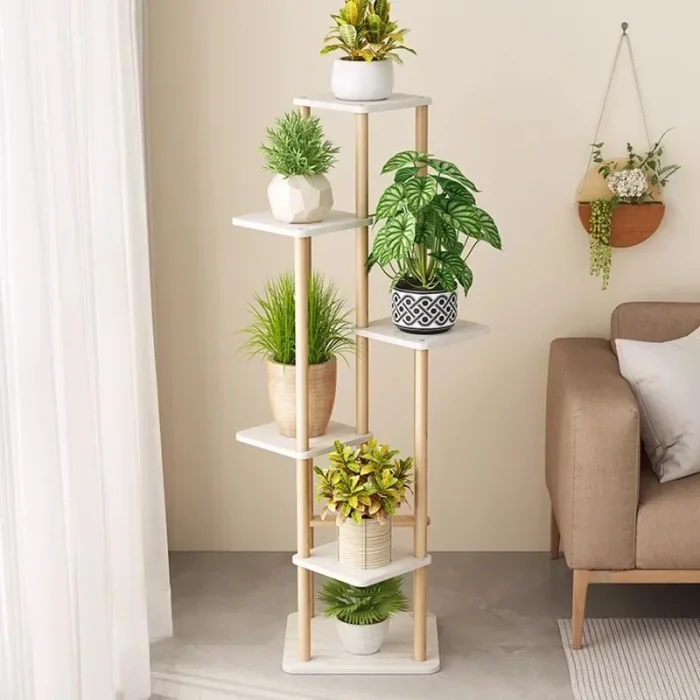 Luxury White Plant Stand Display