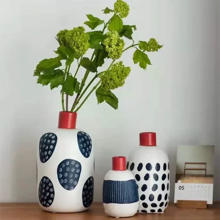 Irregular Modern Ceramic Graffiti Vase