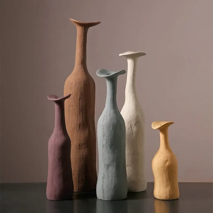 Nordic Morandi Color Vase Decor