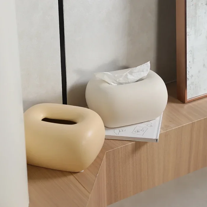 Minimalist Ceramic Tissue Box Holder