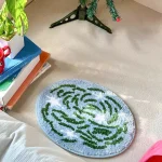 Scenic Shining Lake Tufted Bath Mat