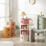 Nordic Modern Round Bedside Table
