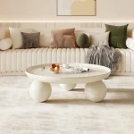 Nordic Minimalist Round Coffee Table