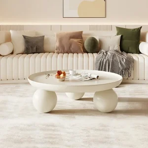Nordic Minimalist Round Coffee Table