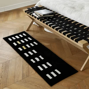 Nordic Black White Tufting Rug