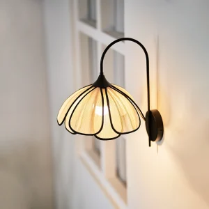 Vintage Handmade Petal Wall Lamp