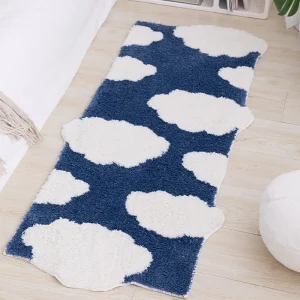 Tufting Long Plush Cloud Bedside Rug