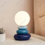 Colorful Stone Table Lamp