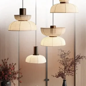 Wabi-Sabi Cloth Pendant Ceiling Lamp