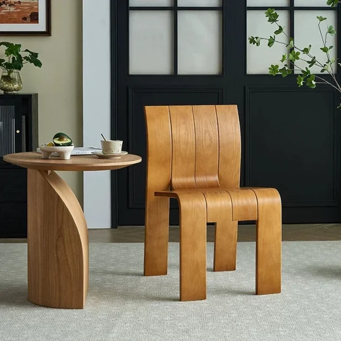 Solid Wood Retro Dining Chair