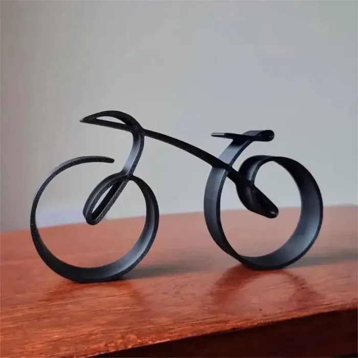 Minimalist Bicycle Wire Sculpture