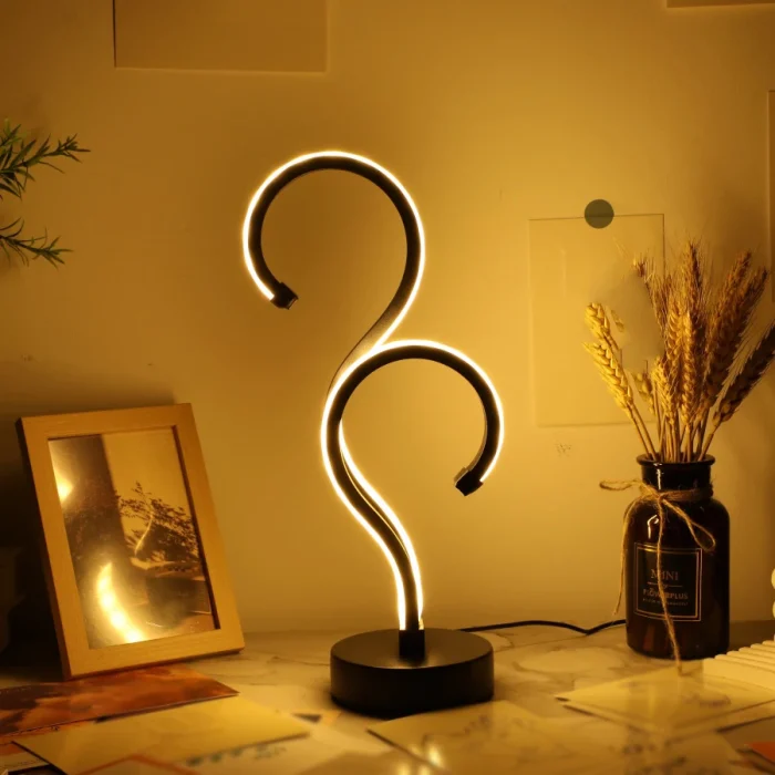 Creative Double Question Mark Desk Lamp