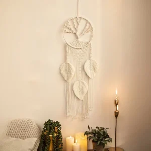 Moon Dream Catcher Woven Tapestry