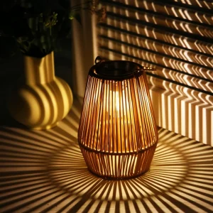Hand Woven Solar Outdoor Garden Light