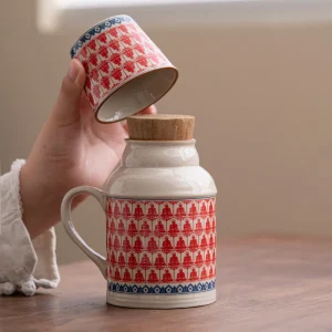 Ru Kiln Ceramic Warm Mug With Lid