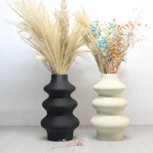 Nordic Style 3D Printed White Vase